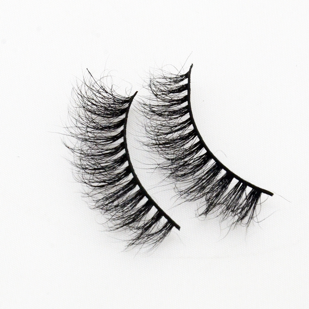 Handmade mink fur lashes strip mink lash JH004